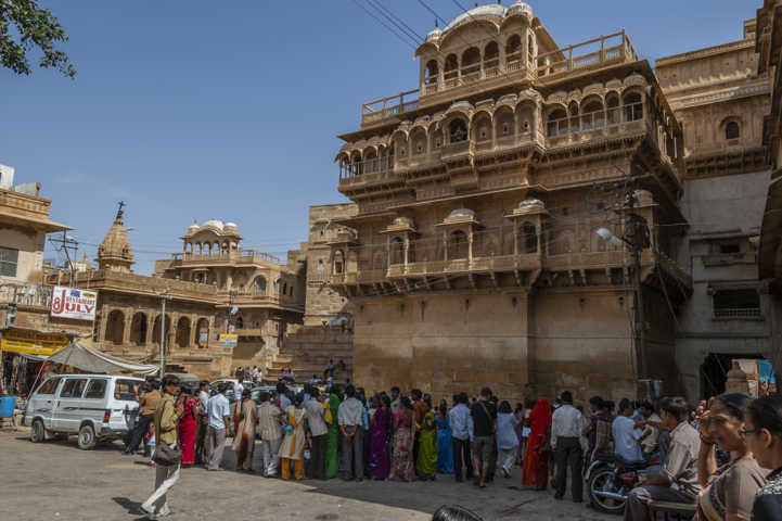 13 - India - Jaisalmer - fuerte de Jaisalmer - palacio Raj Mahal o Palacio Real